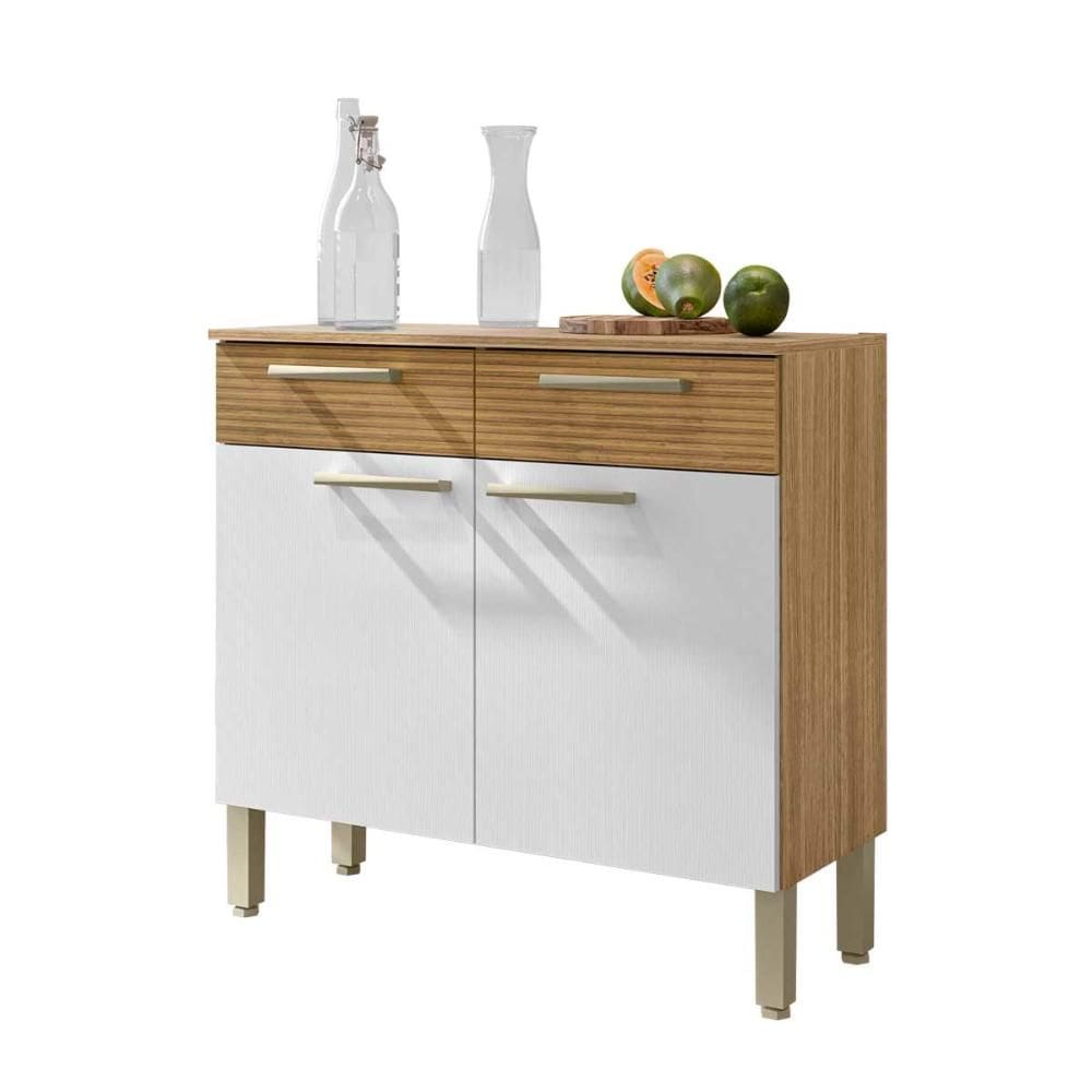 Gabinete de Cozinha 0,90 cm 2 Portas Nala Kits Paraná