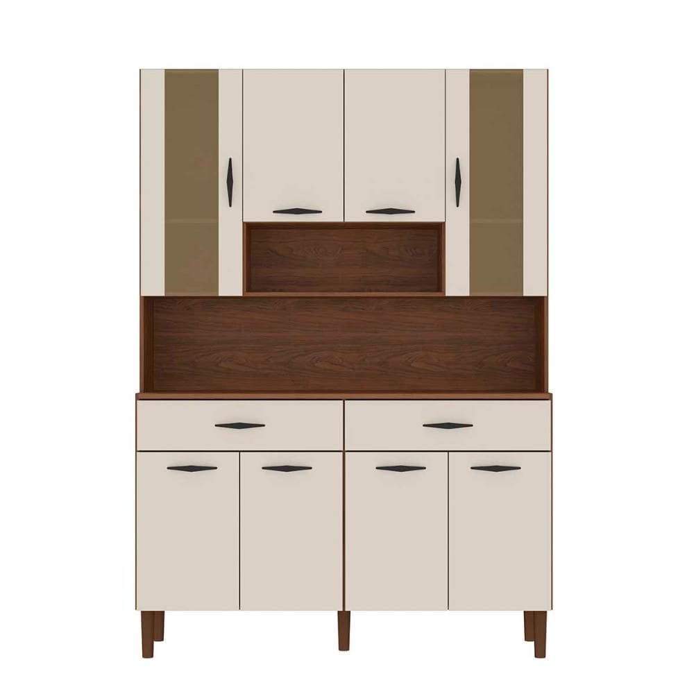 Armário de Cozinha Kit 8 Portas 2 Gavetass com prateleiras Golden Kits Paraná