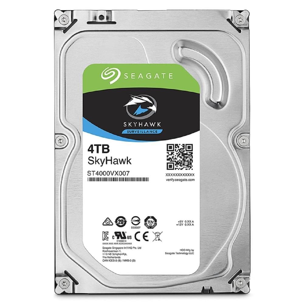 HD Seagate Surveillance SkyHawk 4TB 5400 RPM, 256MB, 3.5, SATA 6 - ST4000VX016