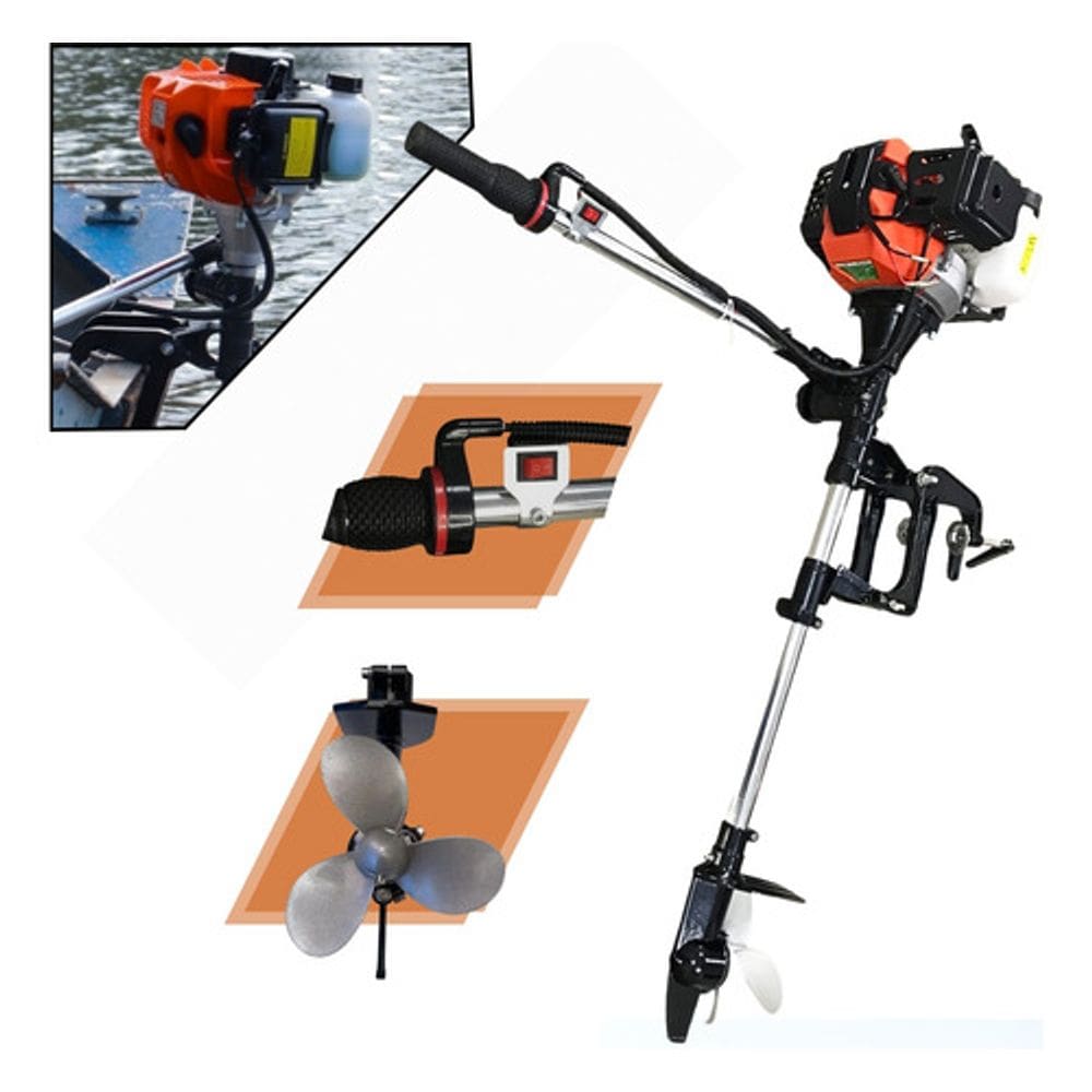 Motor De Bote E Barco Pequeno 2t Gasolina 2,5hp Importway