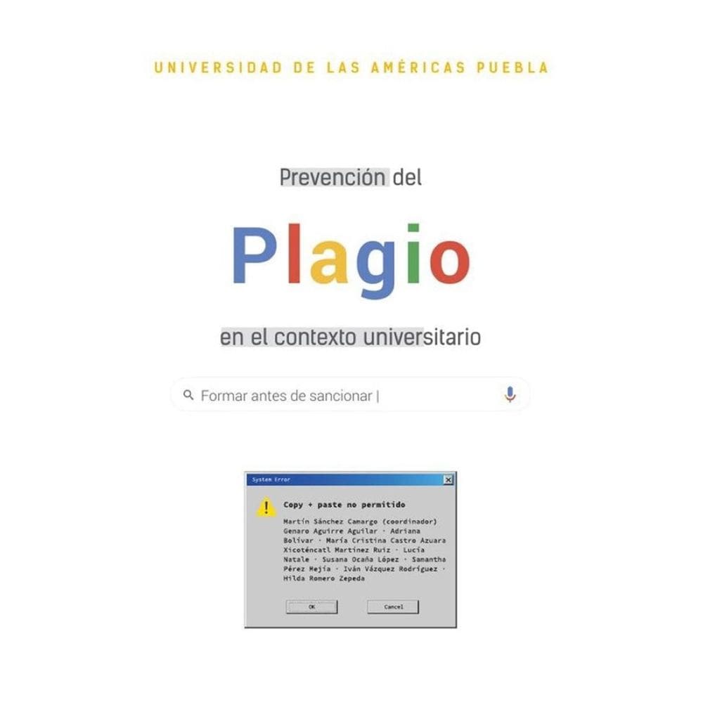 Prevención del plagio en el contexto universitario - Espanhol