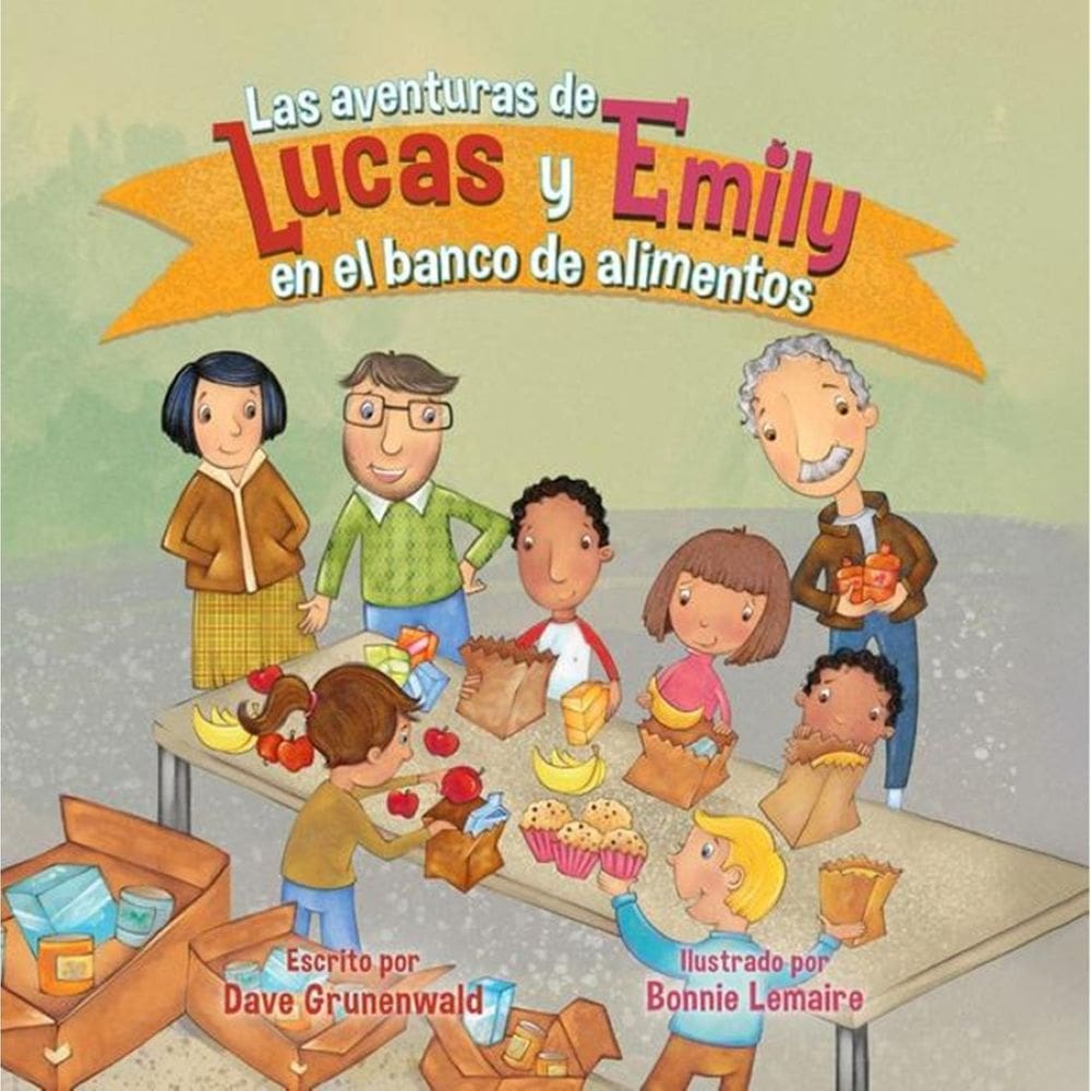 Las aventuras de Lucas y Emily en el banco de alimentos - Espanhol