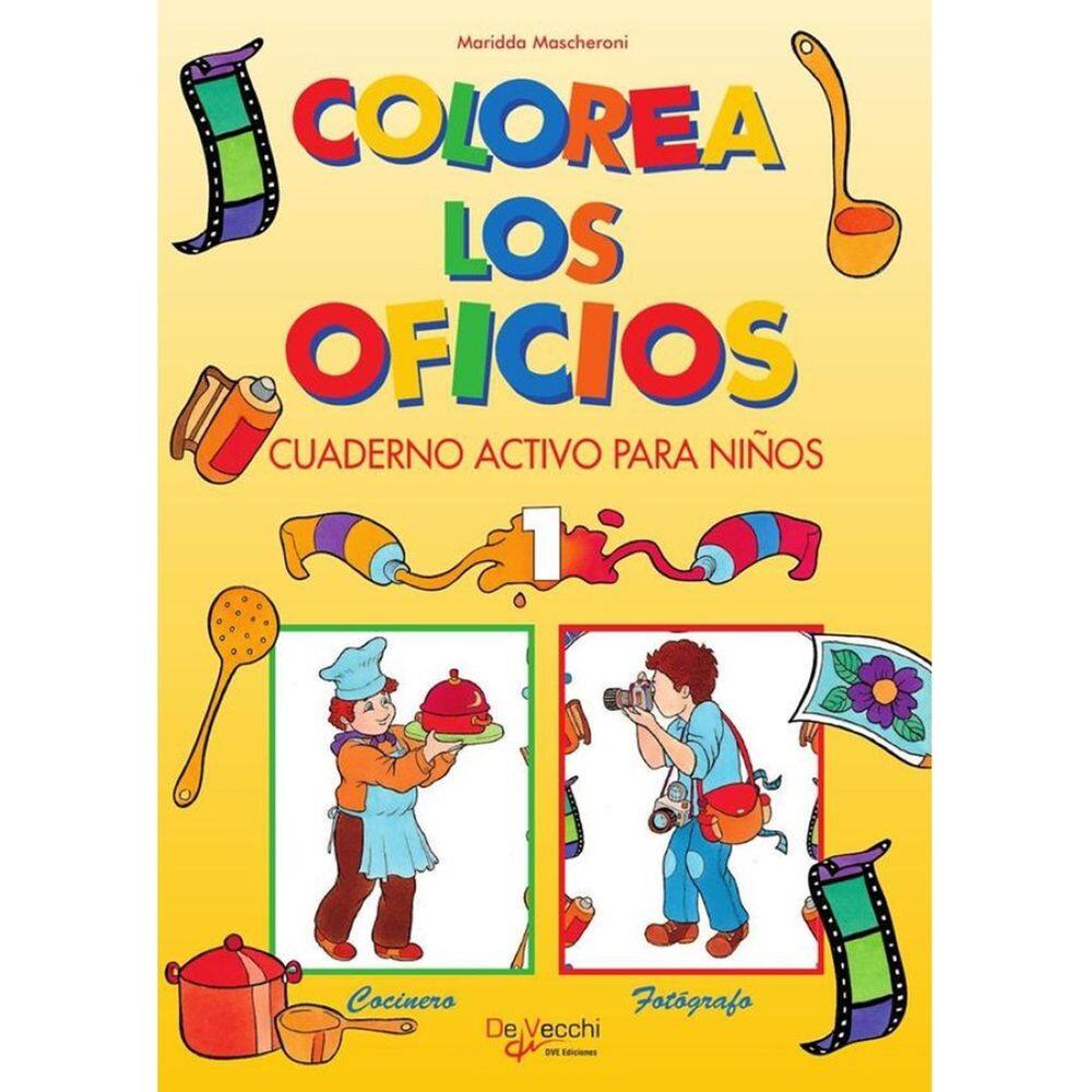Colorea los oficios 1 - Espanhol