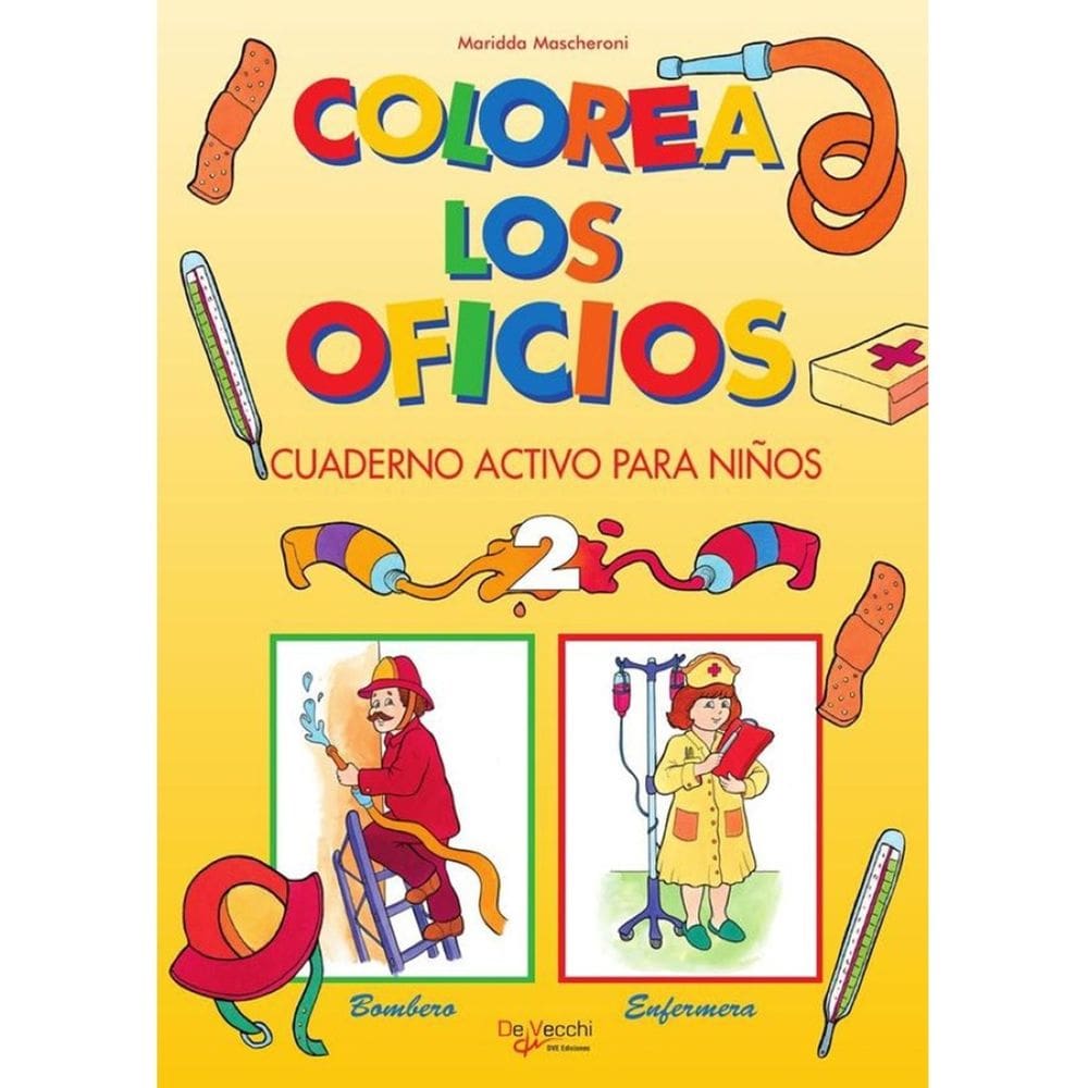 Colorea los oficios 2 - Espanhol
