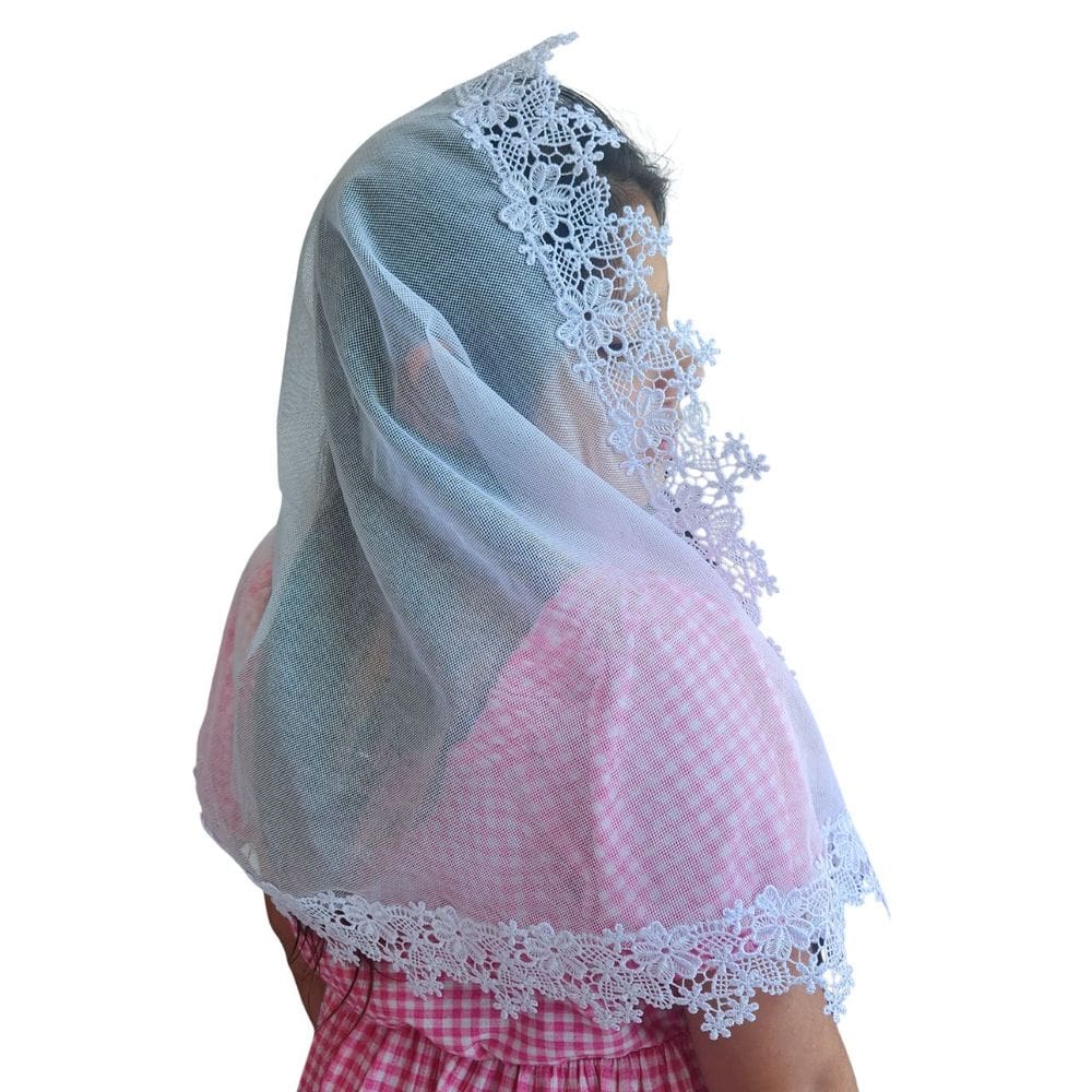 Véu CCB Infantil Renda Média 9A12 Anos