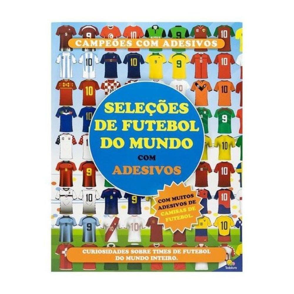 Campeões Com Adesivos: Seleções De Futebol Do Mundo