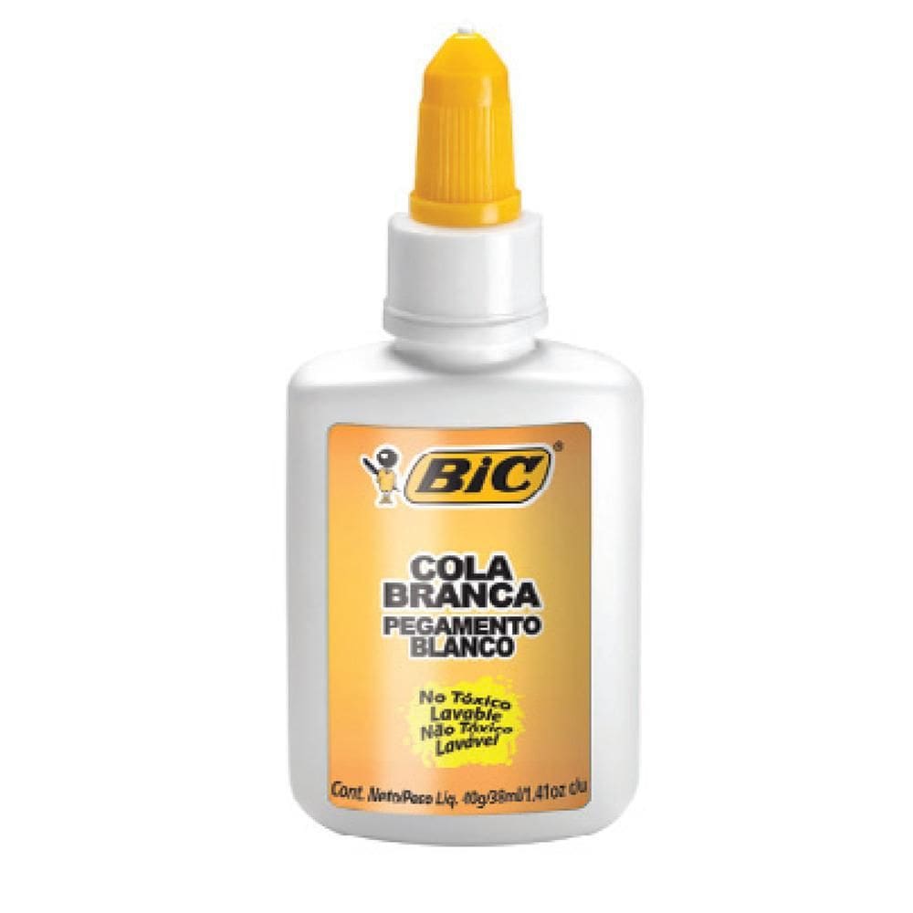 Cola Branca Líquida Bic 40g Cx 12un