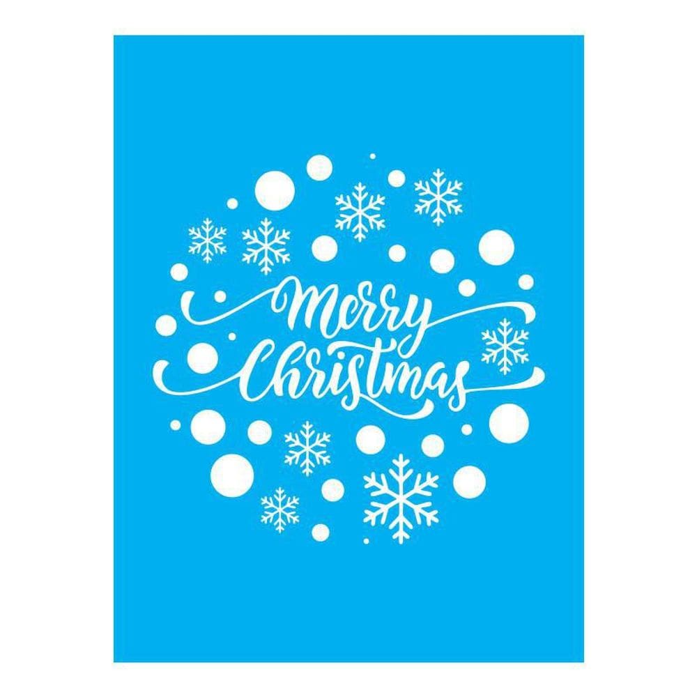 Stencil Tamako Merry Christmas - 15X20Cm - Ref A3427