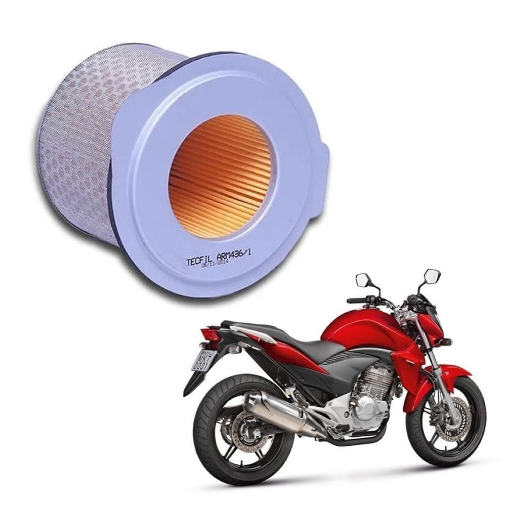 Filtro De Ar Tecfil Arm436/1 Honda Cb 300R De 2009 Ate 2015