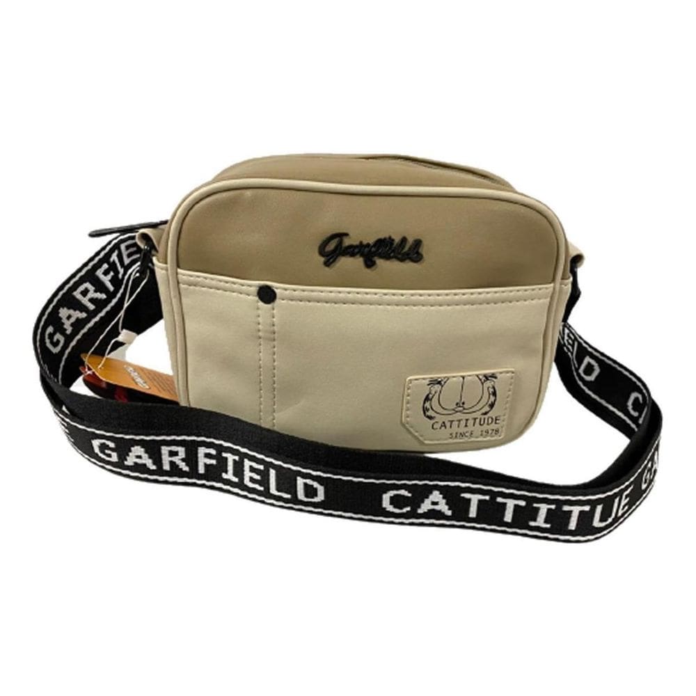 Bolsa Transversal Feminina Garfield Gf32001Tp - Bege