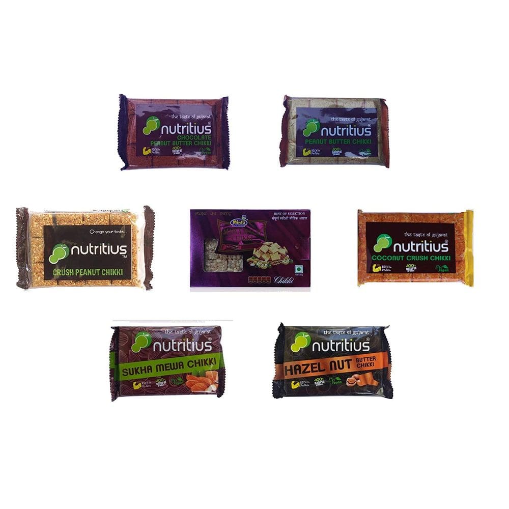 Lanchonete NWIL Nutritius Chikki Set Family Pack 7