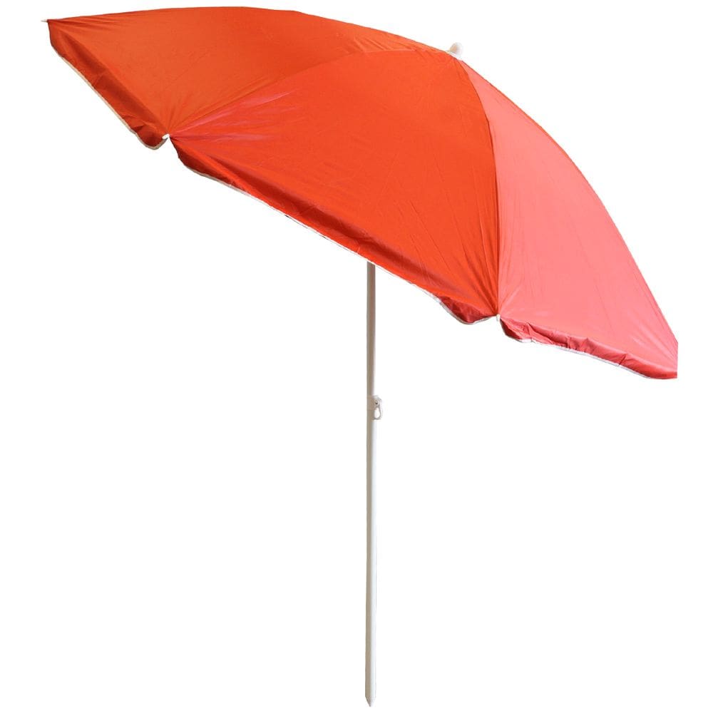 Guarda Sol Articulado Praia Grande 2,4 metros Piscina Pesca Camping Praia Vermelho Importway