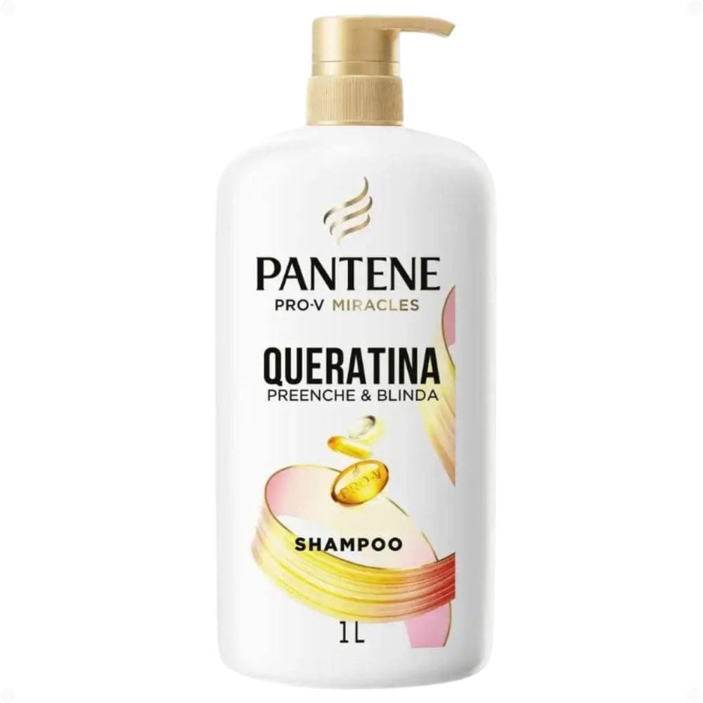 Shampoo Pantene Pro-V Queratina Preenche e Blinda 1L