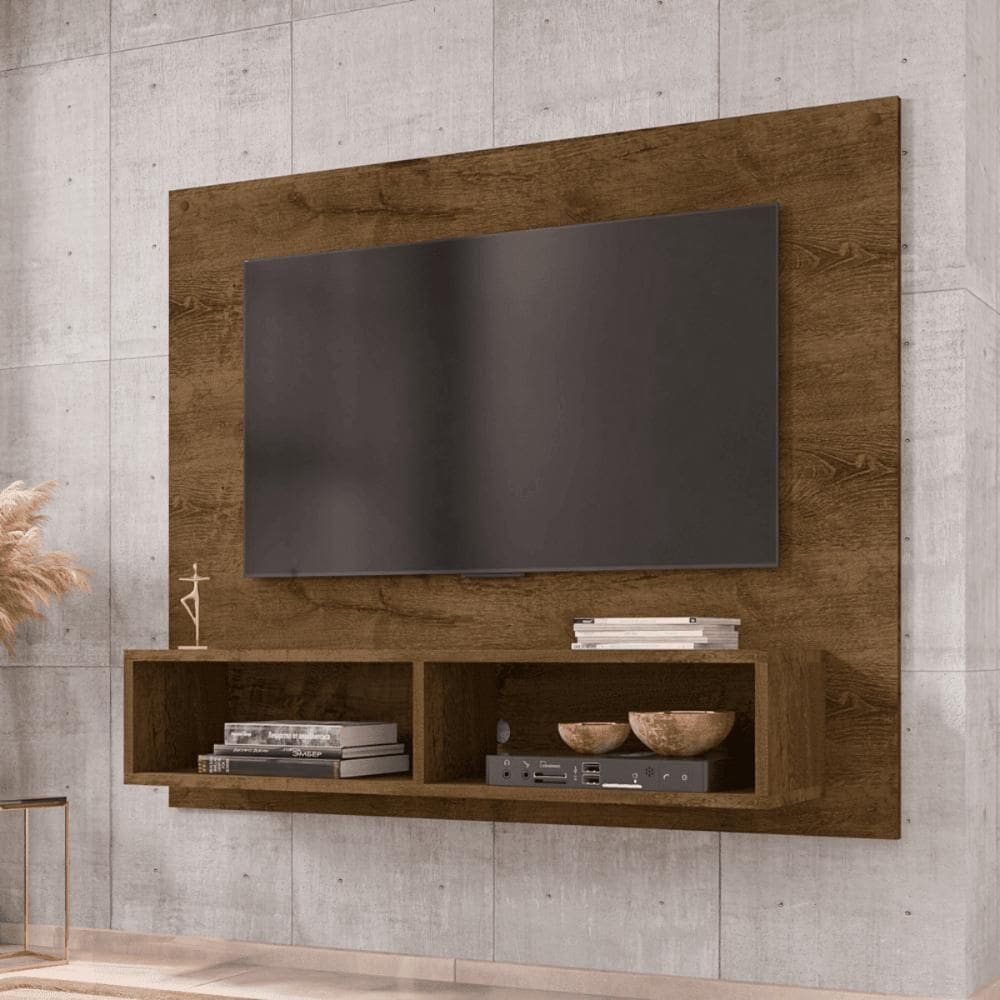 Painel Viena Sala de estar p/ TVs até 43” Nature