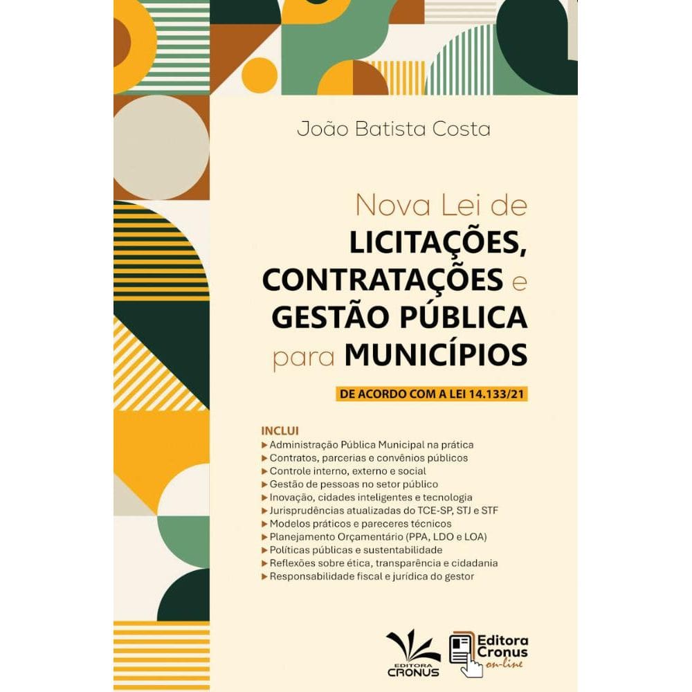 Nova lei de licitações, contratações e gestão pública para municípios