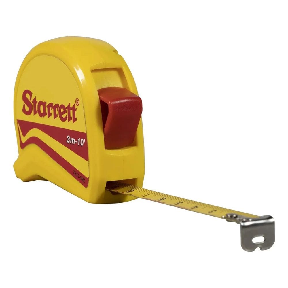 Trena 3 Metros De Bolso Mm/pol Aço Starrett - Kts12-3me-s