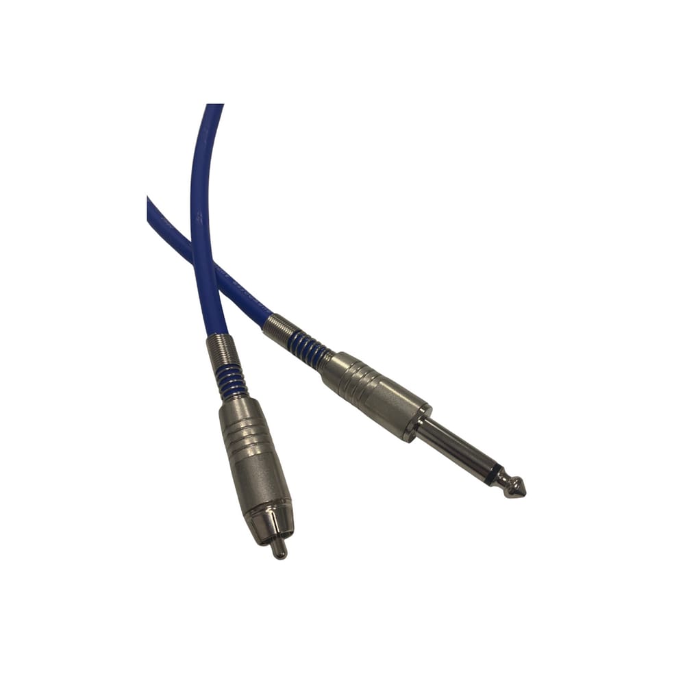 Cabo de Subwoofer P10 X Rca Blindagem Dupla Ofhc 50 Ohms  - 15 Metros