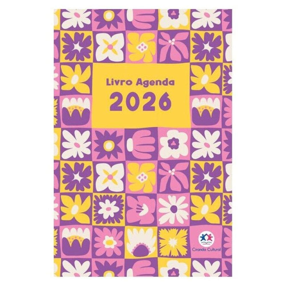 Livro Flores - Agenda 2026