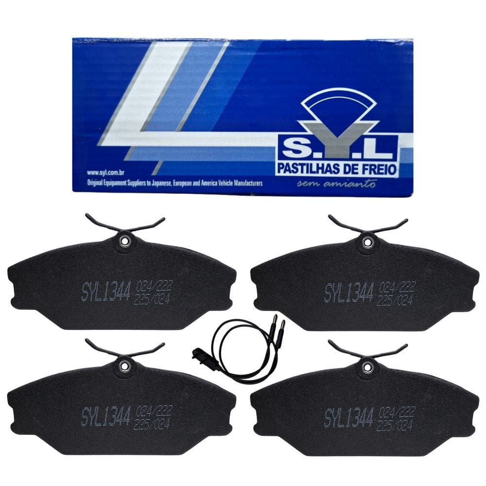 Jogo de Pastilhas de Freio Dianteira Syl1344 P/ Scenic 1996> / Megane 1996> / Laguna 1993-2001