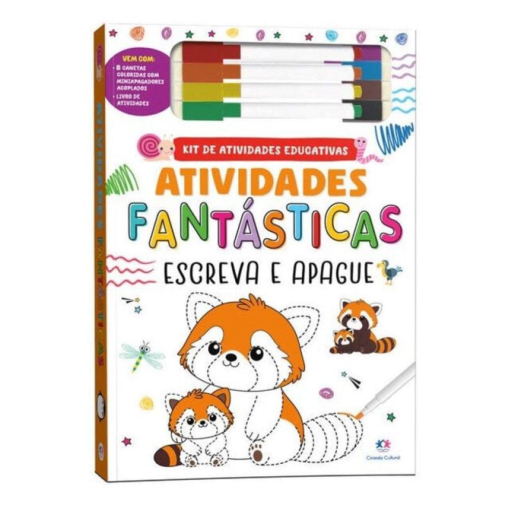 Atividades Fantásticas - Kit Escreva E Apague