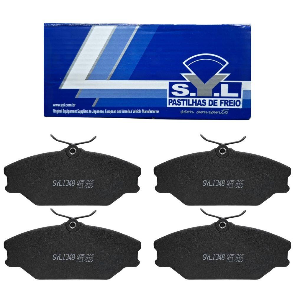 Jogo de Pastilhas de Freio Dianteira Syl1348 P/ Laguna 1993> / Safrane 1998> / Grandtour 2007>