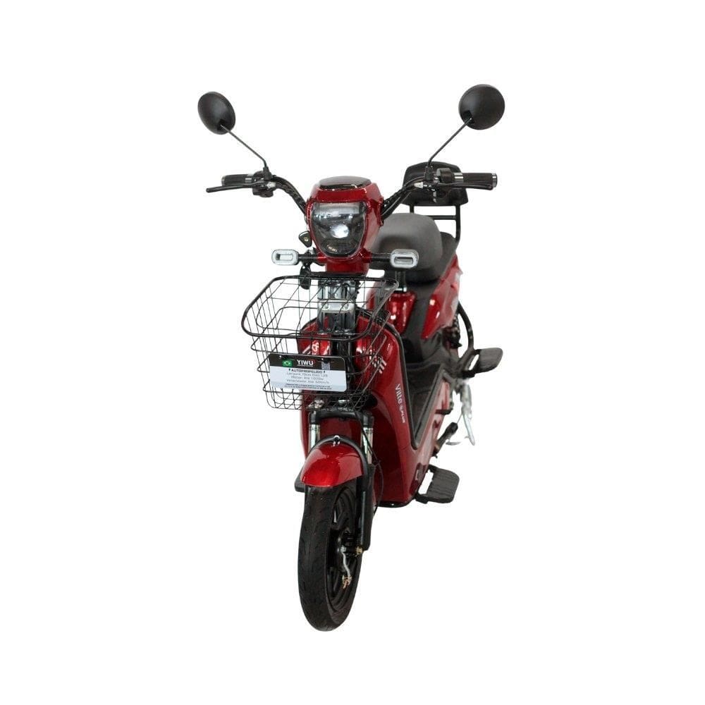 Bicicleta Elétrica Vitte Plus 800W 32km/H - Capacidade 120Kg, Vermelha, Bivolt