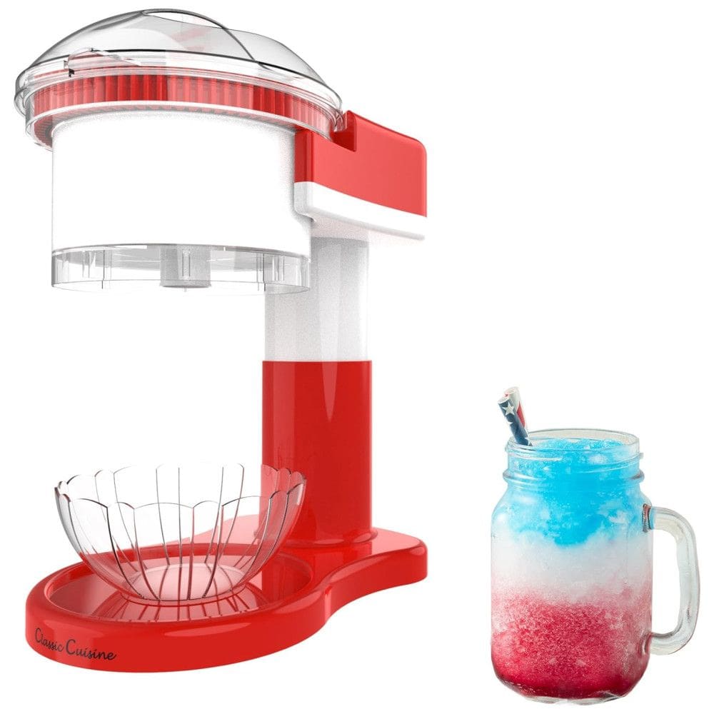 Máquina de Raspadinha Elétrica para Uso Doméstico, 85W, 110v, CLASSIC CUISINE 82 KIT1010, Vermelho
