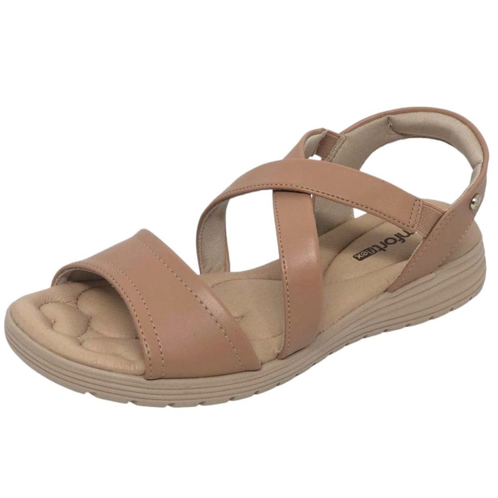 Sandália Feminina Casual Conforto Elástico Comfortflex
