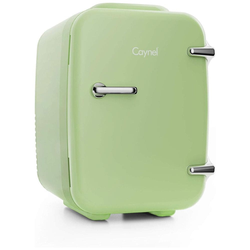Mini Geladeira para Skincare 4 Litros Portátil, 12V, 110V, CAYNEL, Verde