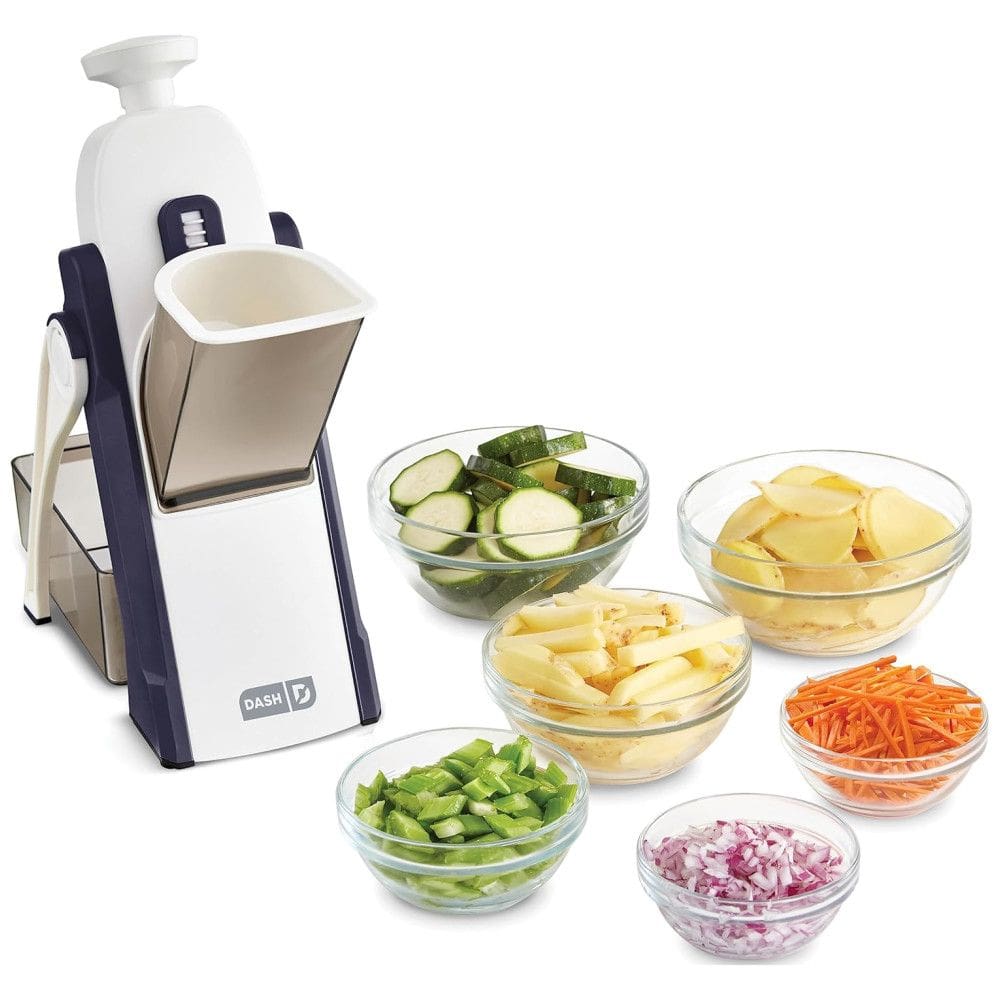 Picador de Legumes e Vegetais Ajustável com 30 Predefinições, DASH DSM100, Preto