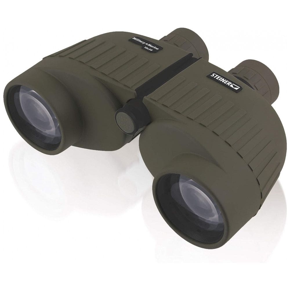 Binóculos 10x50 Série Militar, Marinha, À prova d, Visão 914 Metros, STEINER 2035, Verde