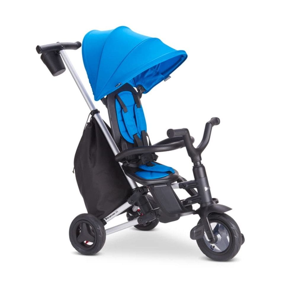 Triciclo Infantil para Passeio com Assento Ajustável 8 Estágios, Idade Recomendada 6 Meses a 5 Anos, JOOVY 1100, Azul