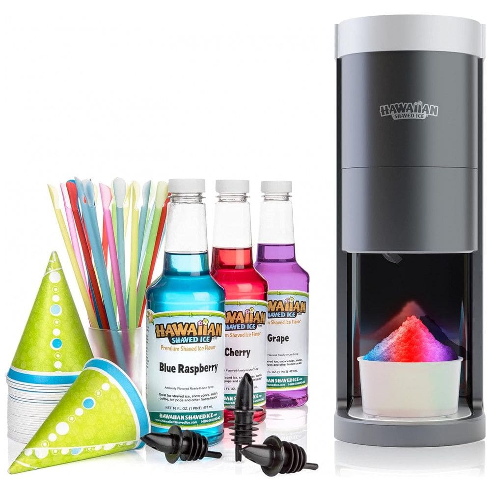 Máquina de Raspadinha com Cones e Xaropes, Hawaiian S777, 110V