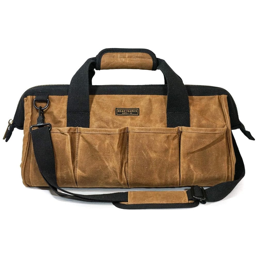 Bolsa de Ferramentas Organizadora com 19 Compartimentos, READYWARES, Marrom