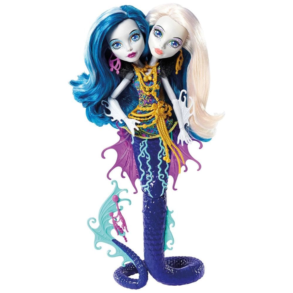 Monster High Bonecas Reef Peri Pearl as Filhas de Hidra para Crianças a partir de 6 anos, MATTEL DHB47, Azul