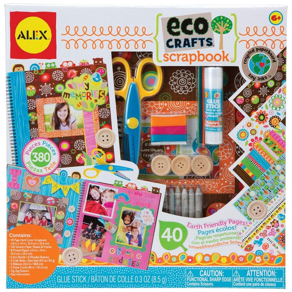 Kit Caixa Divertido e Educativa com 380 Peças Para Crianças de 6 ou Mais, ALEX TOYS 166W, Rosa