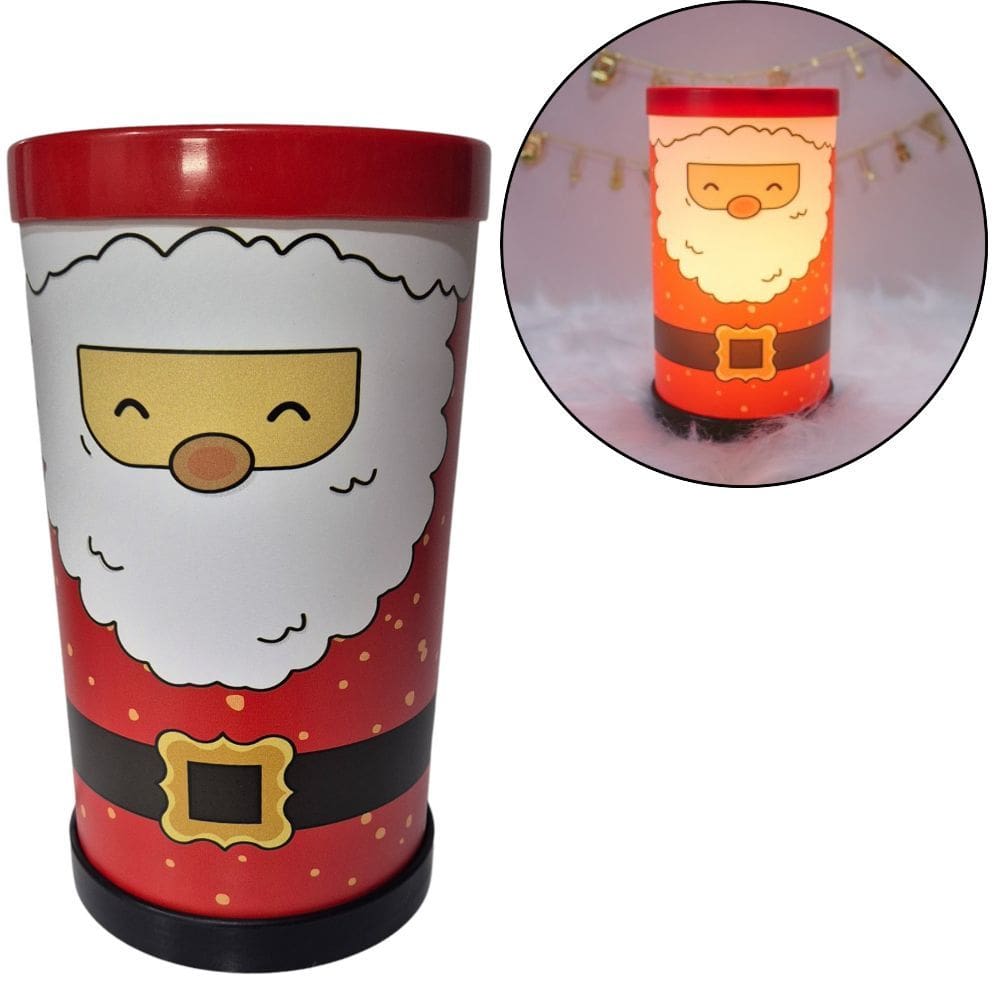 Luminária de Mesa Papai Noel Usare- Decoração Natal