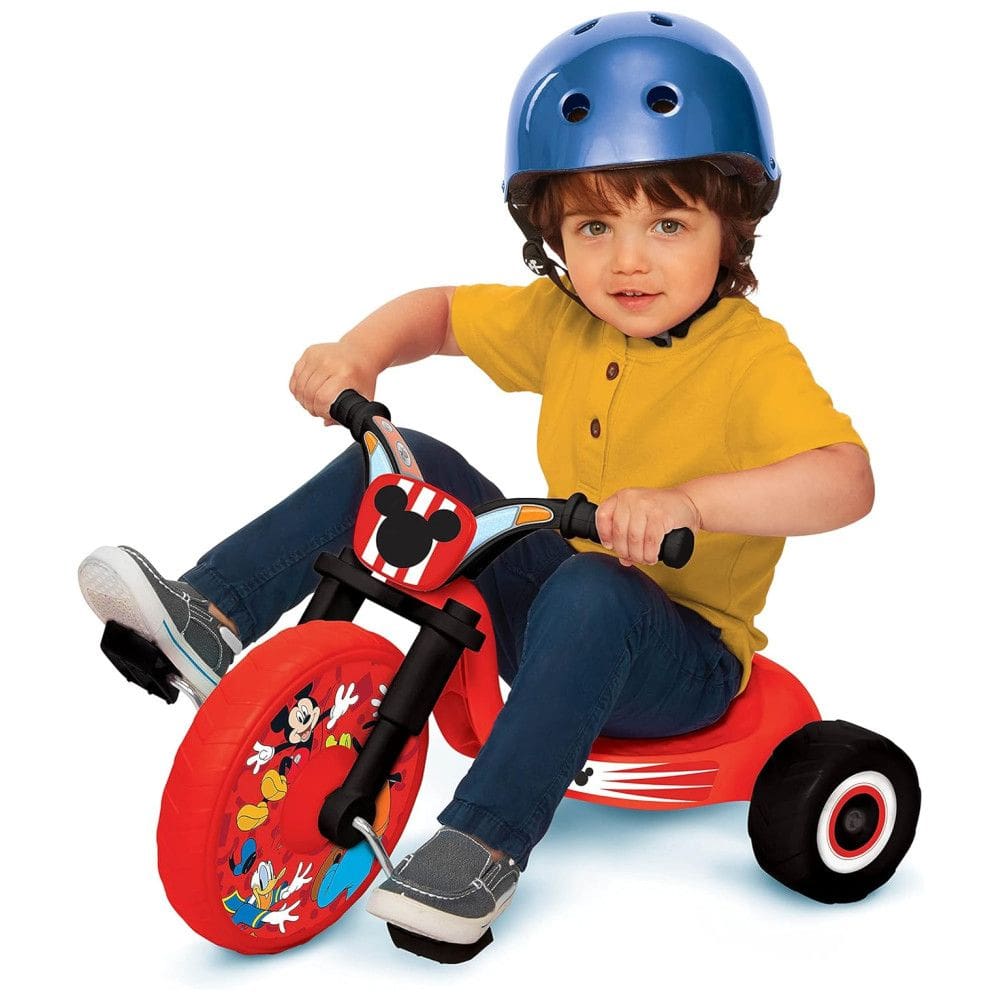 Triciclo Infantil para Crianças de 1 a 3 Anos, Mickey Mouse, Vermelho