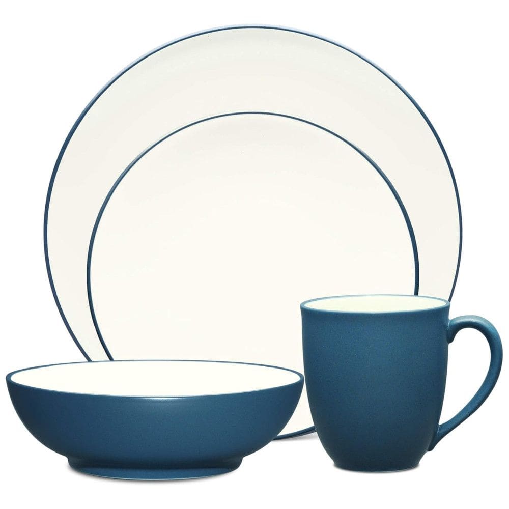 Aparelho de Jantar de Cerâmica Clássica e Durável para o Dia a Dia com 4 Peças, Noritake 8484-04G