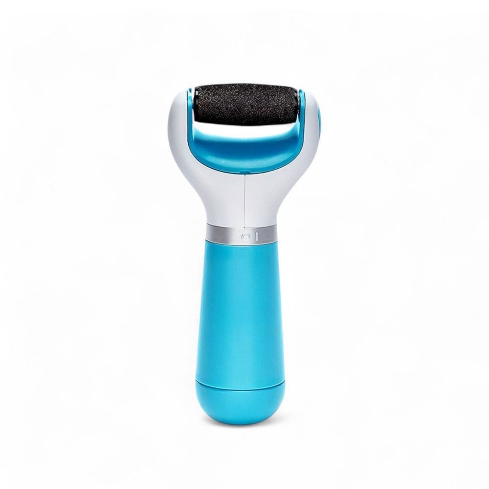 Lixa Elétrica Removedor de Calos Portátil Azul Esfoliador de Pés Eletrônico à Pilha