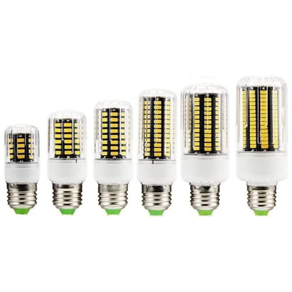 YSJX Lâmpadas LED Milho 9W, Pacote com 10 Unidades, Base E27, SMD5736, Voltagem AC85V-265V, Luz Branca para Uso Residencial Interno, Generic