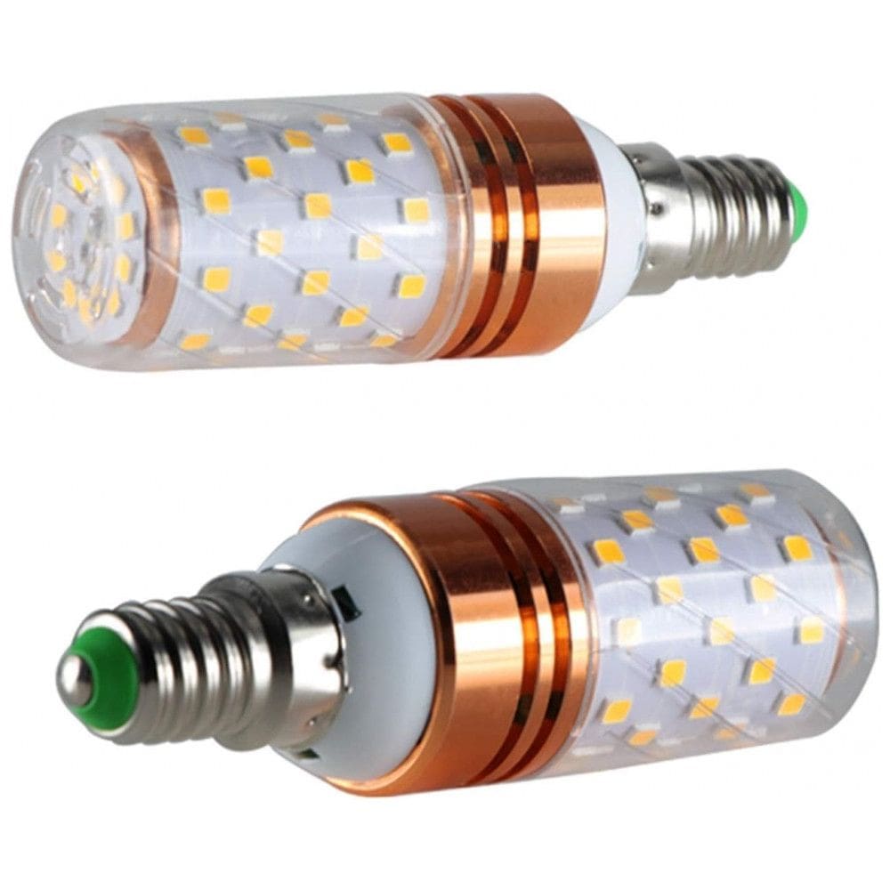 Fengyan Home Bulbs 2pcs Lâmpadas LED Corn 12W E14 Baixa Voltagem 12v 24v 36v Luz Quente Econômica para Iluminação Residencial