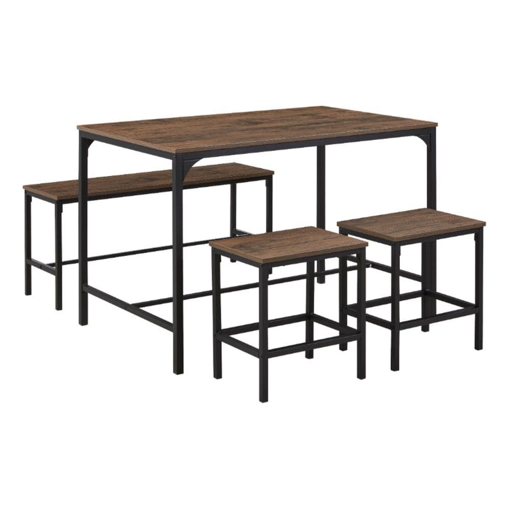 Conjunto De Bar 7 Pecas Mesa E 6 Cadeiras Amana