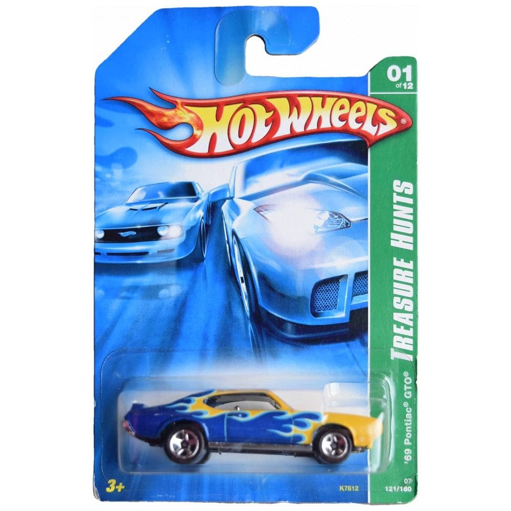 Carrinho Hot Wheels 69 Pontiac GTO, Treasure Hunts 112