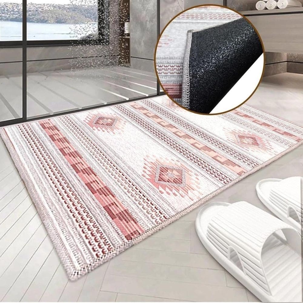 2 Tapete Banheiro Antiderrapante Js Fu Ast 50 X 80 M35