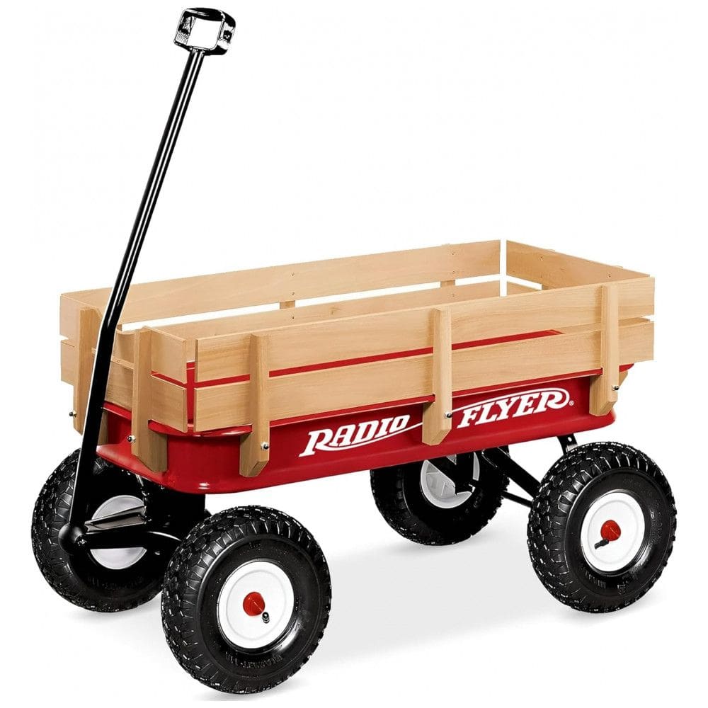 Carrinho de Passeio Radio Flyer para Crianças, Carrinho de Mão, Carrinho de Praia, Carrinhos com Rodas, Brinquedos Externos para Crianças de