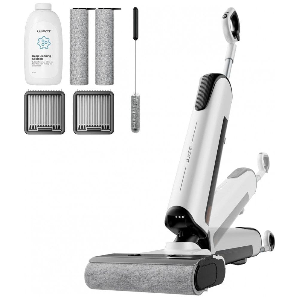 Aspirador de Pó e Água uwant D100 180LayFlat Mop Vacuum 18000Pa - Limpeza Completa para Casas Impecáveis