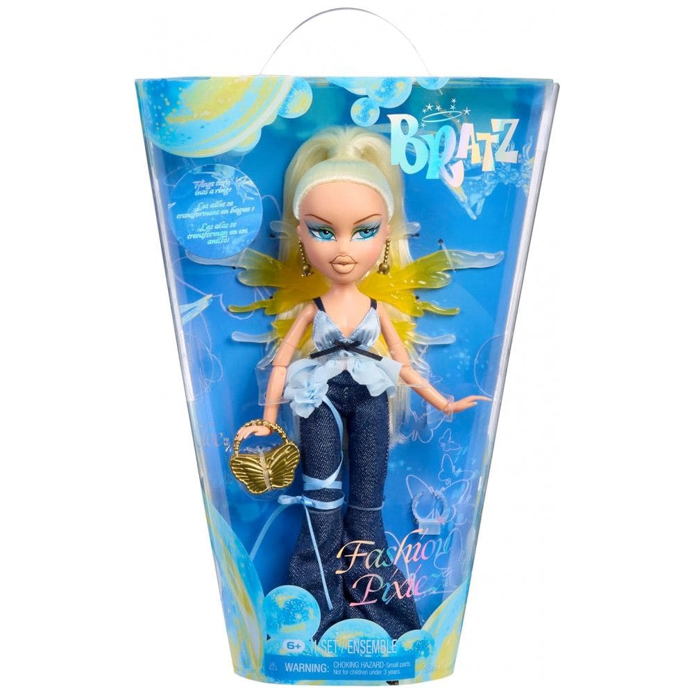 Boneca Colecionável de Fantasia Bratz Fashion Pixiez Cloe com Roupas e Acessórios Reais