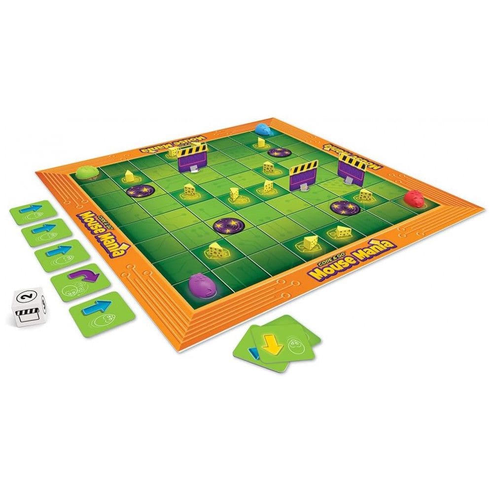 Learning Resources Code & Go Mouse Mania – Jogo de Tabuleiro Educacional, Programação e Pensamento Crítico para Crianças a partir de 5 anos
