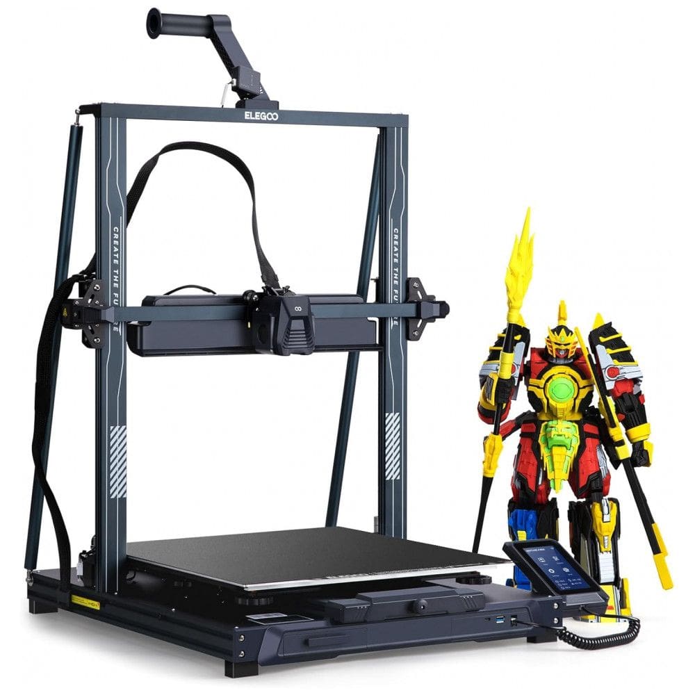 Impressora 3D ELEGOO Neptune 4 Max, Impressão Rápida de 500mm/s, Suporte a Impressão a 300°C, Nivelamento Automático e Extrusora de